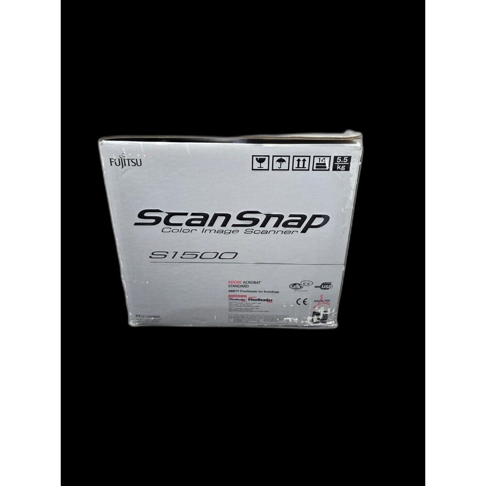 Fujitsu ScanSnap S1500 Sheetfed Duplex Color Document Scanner - Picture 3 of 12